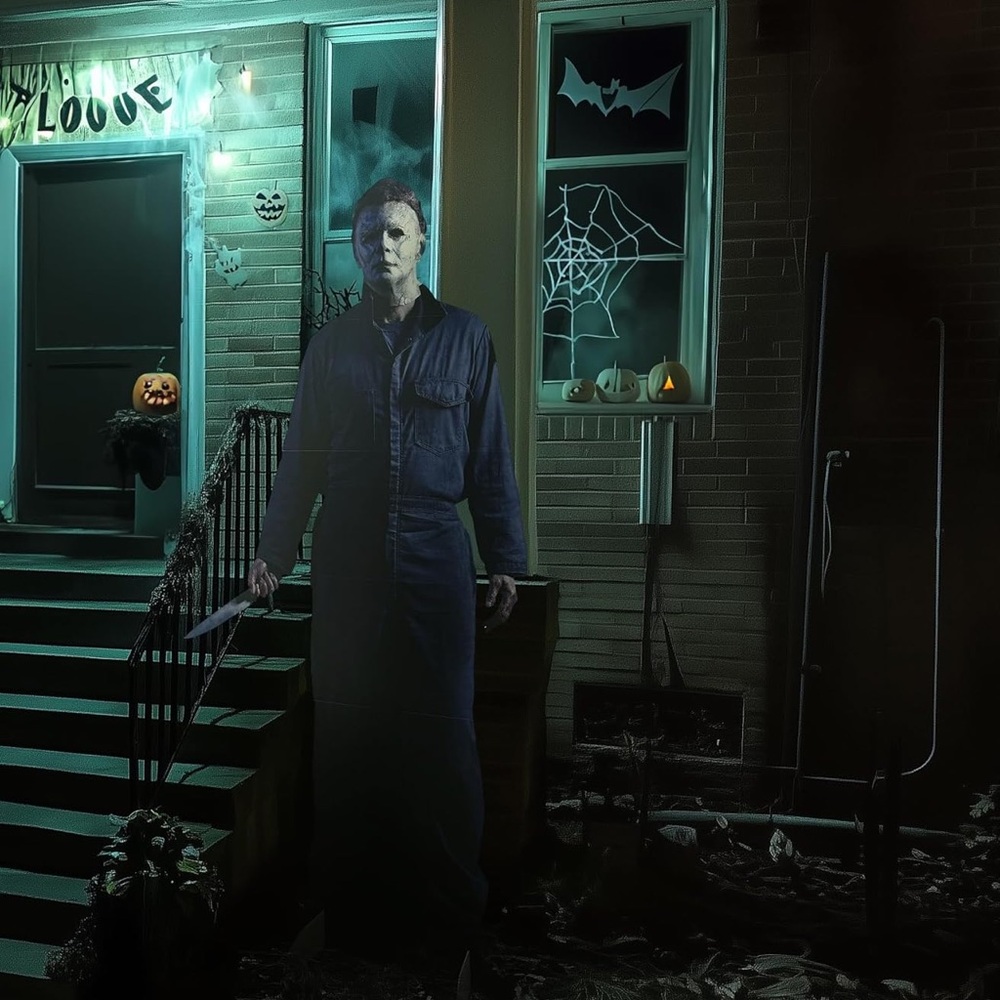 Michael Myers from Halloween Full Size Cardboard Cutout Standup Display Over 6ft - Picture 5 of 9